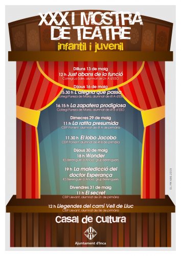 2019 mostra teatre cartell 354x500