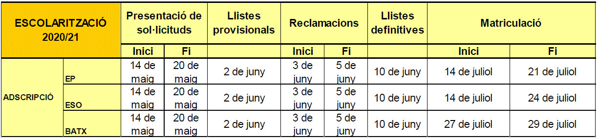 CALENDARIS 20 21 adscripcio